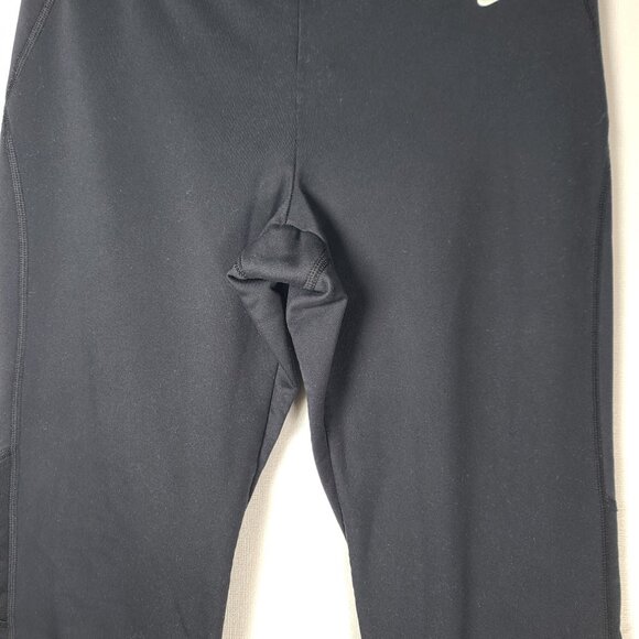 Nike Women's Black Dri-FIT Straight Leg Yoga Athletic Pull-On Pants Size S - Picture 6 of 11